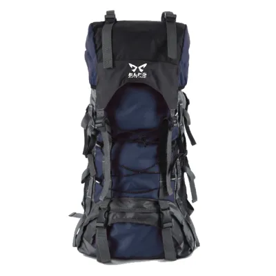 TAS GUNUNG TAS RANSEL GUNUNG CARRIER 60+5L BACKSUPPORT WATER RESISTANT OUTDOOR HIKING BAG FK0008 BIRU DONGKER 2 trim_gunung_water_resistant_60l_elfs_fk0008_bd1_copy