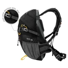 TAS GUNUNG Tas Ransel Gunung Carrier 40L Waterproof Peluit 1127 ELFS Hitam