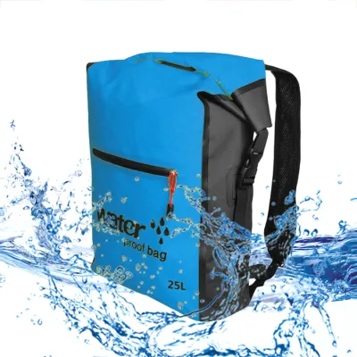 TAS GUNUNG Dry Bag Backpack Waterproof 25 Liter - Tas Ransel Anti Air 100% Biru Muda 1 trim_ocean_pack_25l_bm0