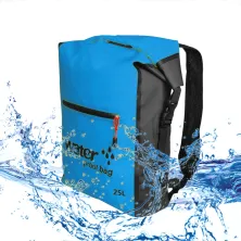 TAS GUNUNG Dry Bag Backpack Waterproof 25 Liter  Tas Ransel Anti Air 100 Biru Muda