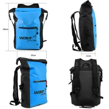 TAS GUNUNG Dry Bag Backpack Waterproof 25 Liter  Tas Ransel Anti Air 100 Biru Muda