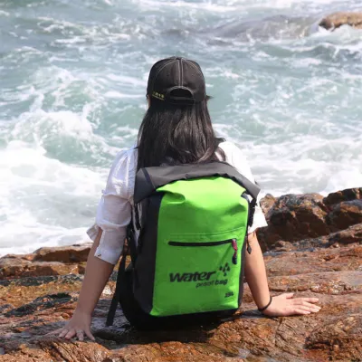 TAS GUNUNG DRY BAG BACKPACK WATERPROOF 25 LITER - TAS RANSEL ANTI AIR 100% HIJAU MUDA 5 trim_ocean_pack_25l_im4