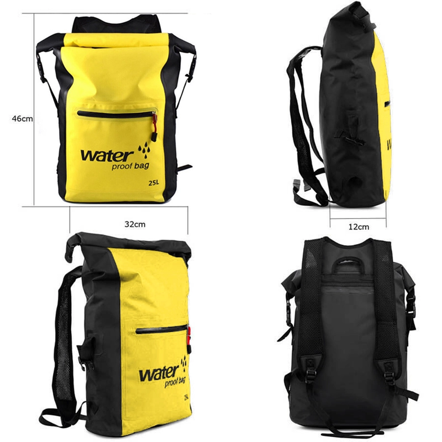 TAS GUNUNG DRY BAG BACKPACK WATERPROOF 25 LITER - TAS RANSEL ANTI AIR 100% KUNING TUA 2 trim_ocean_pack_25l_kt1