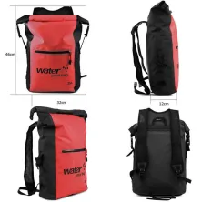 TAS GUNUNG Dry Bag Backpack Waterproof 25 Liter  Tas Ransel Anti Air 100 Merah Cabe