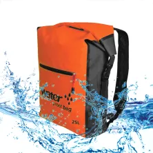 TAS GUNUNG Dry Bag Backpack Waterproof 25 Liter  Tas Ransel Anti Air 100 Orange