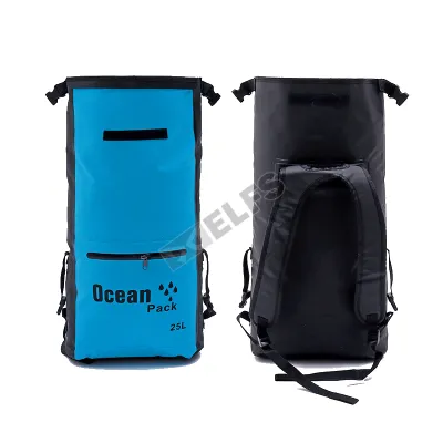 TAS GUNUNG Dry Bag Backpack Waterproof 25 Liter - Tas Ransel Anti Air 100% Hijau Tua 4 trim_ocean_pack_at_3