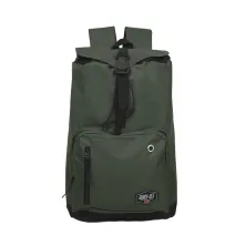 TAS RANSEL TAS RANSEL BACKPACK CANVAS OURSIST POLOS HIJAU TUA 