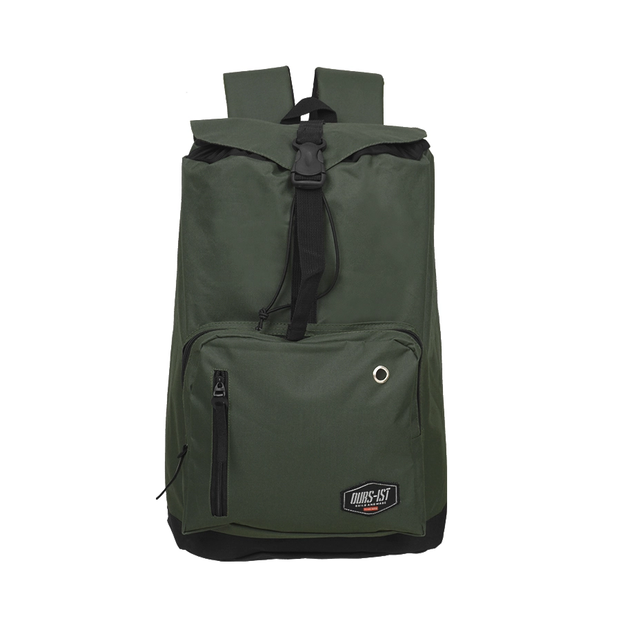 TAS RANSEL TAS RANSEL BACKPACK CANVAS OURS-IST POLOS HIJAU TUA  1 trim_ransel_canvas_ours_ist_polos_ia0