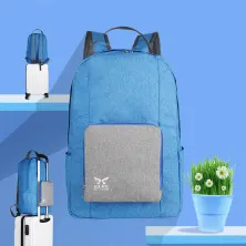 DAY PACK Tas Ransel Lipat 25L Foldable Backpack Misty Biru Muda