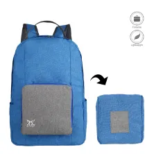 DAY PACK Tas Ransel Lipat 25L Foldable Backpack Misty Biru Muda