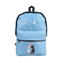 TAS RANSEL Paket Ransel Sekolah Tas Selempang Pouch Pencil Case Termurah Biru Muda