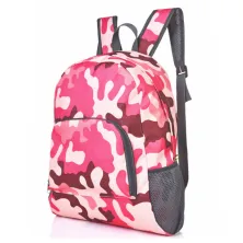 DAY PACK TAS RANSEL LIPAT ANTI AIR 25L FOLDABLE BACKPACK 029 ELFS ARMY PINK MUDA 