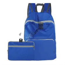 DAY PACK Tas Ransel Lipat Anti Air 20L Foldable Water Resistant Backpack 35020 Biru Tua