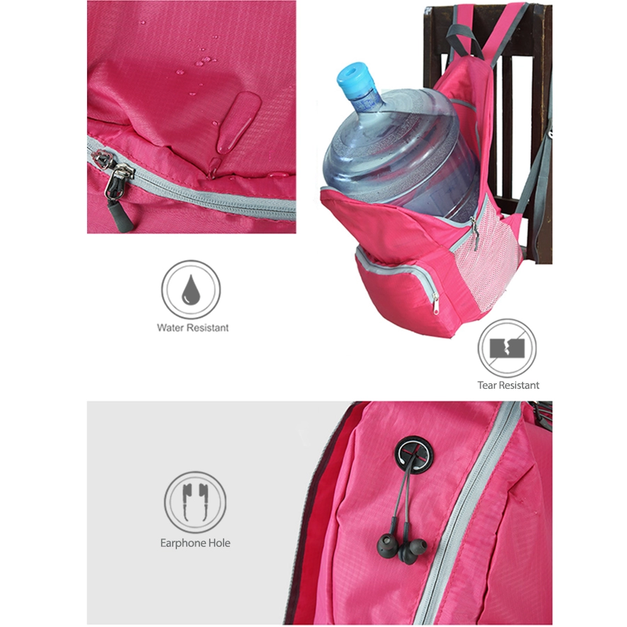 DAY PACK Tas Ransel Lipat Anti Air 20L Foldable Water Resistant Backpack 35020 Biru Tua 2 trim_water_resistant_lipat_20l_35020_bt_1