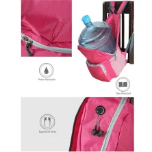 DAY PACK Tas Ransel Lipat Anti Air 20L Foldable Water Resistant Backpack 35020 Biru Tua