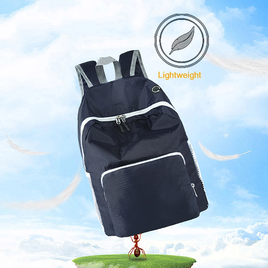 DAY PACK Tas Ransel Lipat Anti Air 20L Foldable Water Resistant Backpack 35020 Biru Tua 3 trim_water_resistant_lipat_20l_35020_bt_2