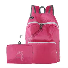 DAY PACK Tas Ransel Lipat Anti Air 20L Foldable Water Resistant Backpack 35020 Pink Tua