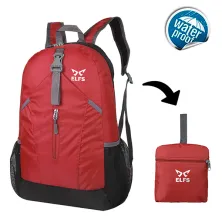 DAY PACK Tas Ransel Lipat Anti Air 22L Foldable Water Resistant Backpack 35009 ELFS Merah Cabe