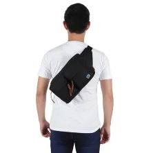 TAS PINGGANG Tas Pinggang Selempang Waistbag Pocket Hitam