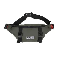 TAS PINGGANG TAS PINGGANG SELEMPANG TACTICAL CANVAS OUTSITS POLOS WAIST BAG HIJAU ARMY