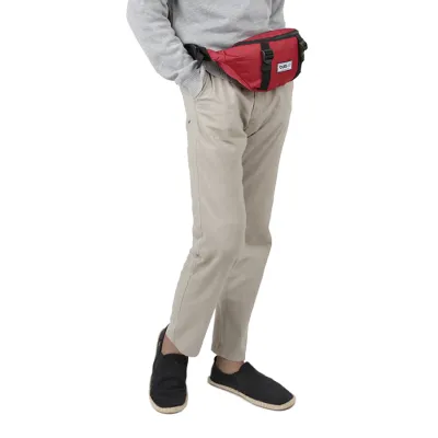 TAS PINGGANG TAS PINGGANG SELEMPANG TACTICAL CANVAS OUTS-ITS POLOS WAIST BAG MERAH CABE 4 trm_ours_ist_pinggang_mc3_copy