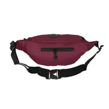 TAS PINGGANG TAS PINGGANG SELEMPANG TACTICAL CANVAS OUTSITS POLOS WAIST BAG MERAH MAROON