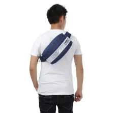 TAS PINGGANG Tas Pinggang Selempang Waistbag Scotchlite 7704 Polos Biru Dongker