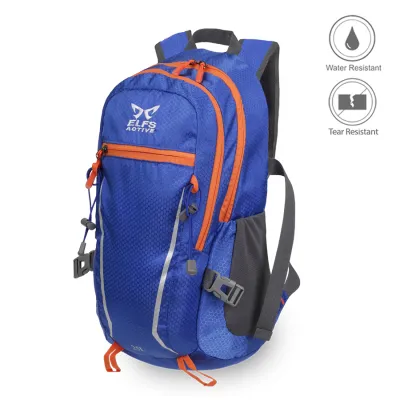 TAS GUNUNG ELFS - TAS RANSEL DAYPACK 20L WATER RESISTANT DENGAN PLUIT 322 BIRU TUA 1 trm_ransel_25l_322_bt0