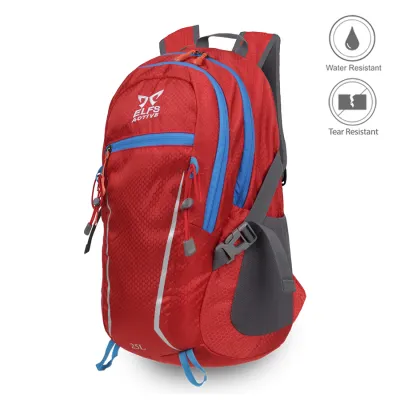 TAS GUNUNG ELFS - TAS RANSEL DAYPACK 20L WATER RESISTANT DENGAN PLUIT 322 MERAH CABE 1 trm_ransel_25l_322_mc0