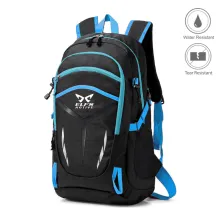 TAS GUNUNG ELFS  TAS RANSEL DAYPACK 20L WATER RESISTANT DENGAN PLUIT BIRU TUA