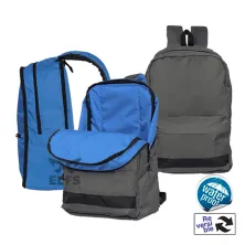 TAS RANSEL Tas Ransel Backpack Reversible 2in1 Abu Biru