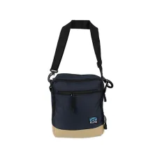 TAS SELEMPANG KECIL Tas Selempang Sling Bag Canvas Leather Biru Tua