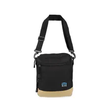 TAS SELEMPANG KECIL Tas Selempang Sling Bag Canvas Leather Hitam