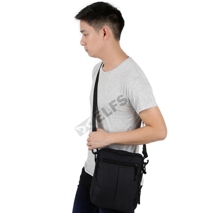 TAS SELEMPANG KECIL Tas Selempang Sling Bag Canvas Simple Hitam 2 trm_selempang_canvas_simple_hx_1