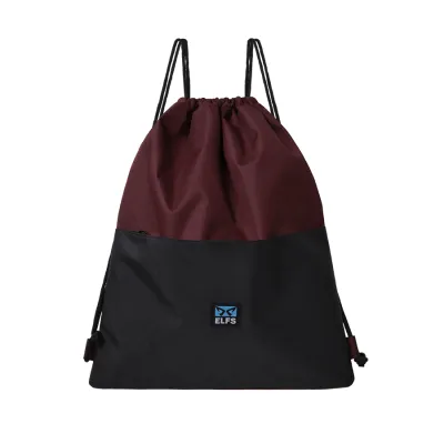 TAS SERUT Elfs Tas Ransel Serut Cordura Running String Bag Maroon 1 trm_serut_bag_pocket_half_mo0