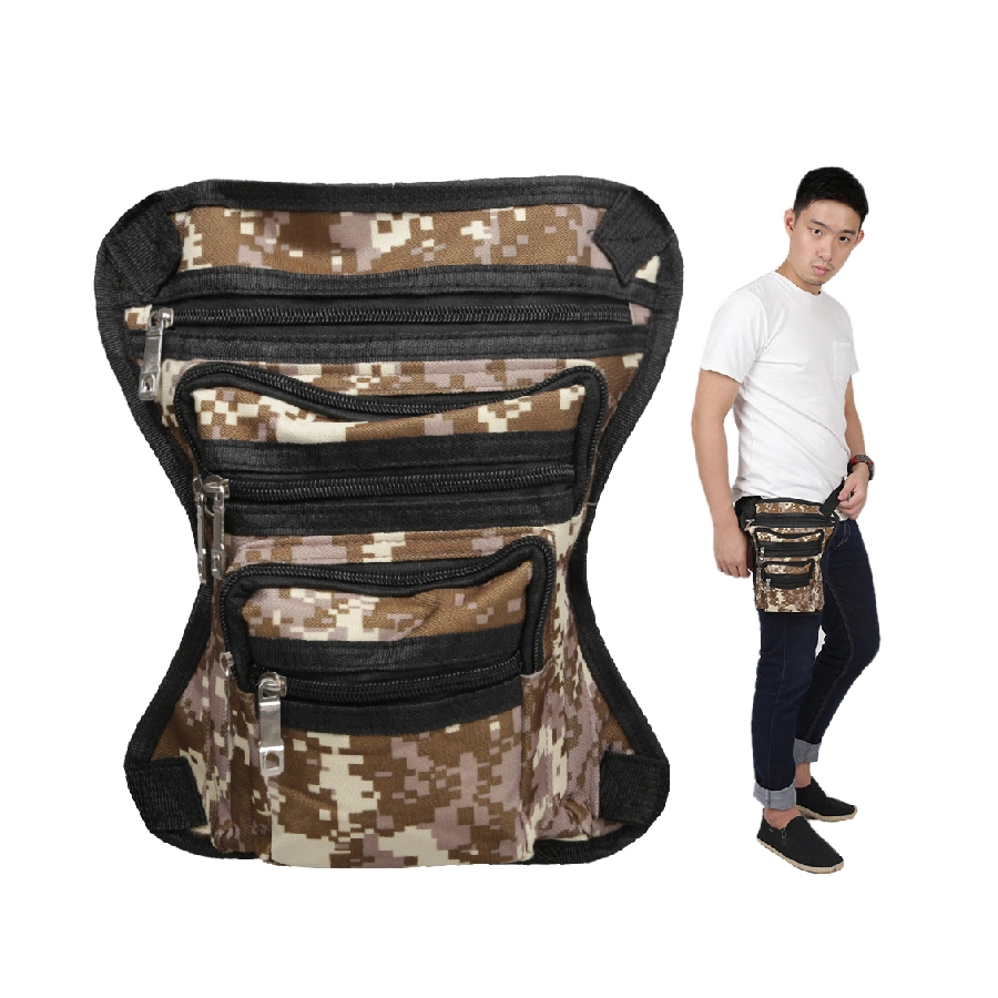 TAS PINGGANG Tas Paha Water resistant Tactical Waist bag Army 821 Coklat Muda 1 trm_tas_paha_821_army_cm0