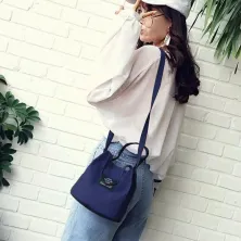 TAS SELEMPANG KECIL TOTE BAG ALICE MINI TAS SELEMPANG POUCH WANITA GARANSI TERMURAH BIRU DONGKER