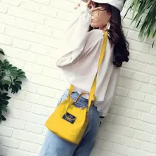 TAS SELEMPANG KECIL Tote Bag Alice Mini Tas Selempang Pouch Wanita Garansi Termurah Kuning Tua