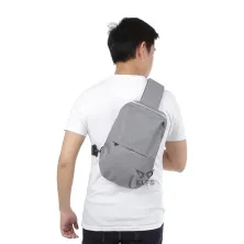 TAS PUNDAK Tas Crossbody Sling Bag Water Resistant MI Abu Muda