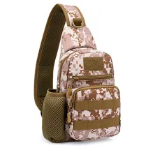 TAS PUNDAK TAS CROSSBODY TACTICAL WATERPROOF LIBANON SLINGBAG FK9301 COKLAT MUDA