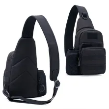 TAS PUNDAK TAS CROSSBODY TACTICAL WATERPROOF LIBANON SLINGBAG FK9301 HITAM