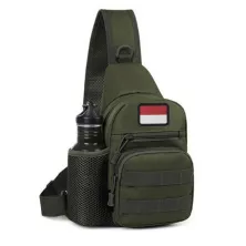 TAS PUNDAK TAS CROSSBODY TACTICAL WATERPROOF LIBANON SLINGBAG FK9301 HIJAU ARMY