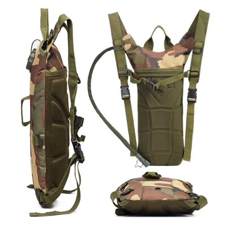 TAS OLAHRAGA Tas Tactical Hydropack Water Bladder 2,5 Liter Hydration bag Hijau Tua 5 trs_water_bladder_army_it4