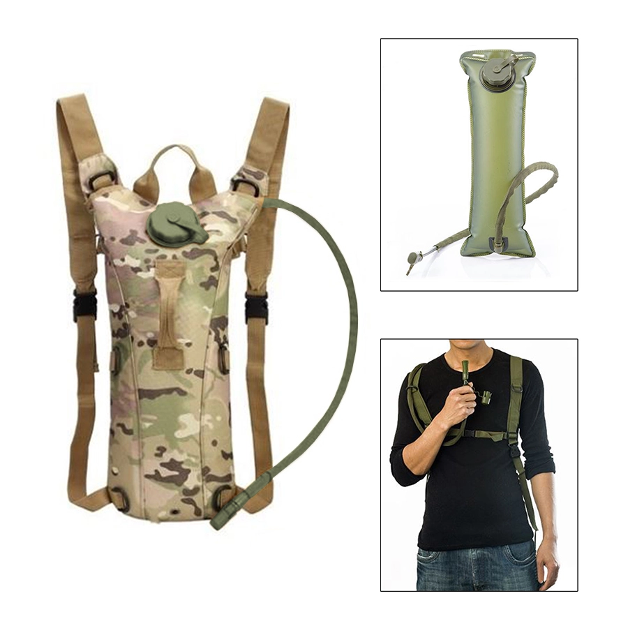 TAS OLAHRAGA Tas Tactical Hydropack Water Bladder 2,5 Liter Hydration bag Khaki 1 trs_water_bladder_army_kh0