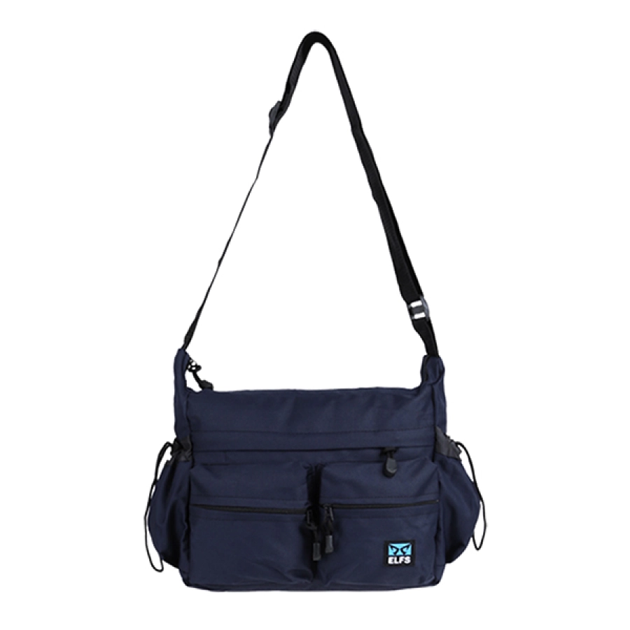 TAS SELEMPANG BESAR Tas Selempang Messenger Bag Pocket Biru Dongker 1 trsm_2_pocket_besar_bd_0