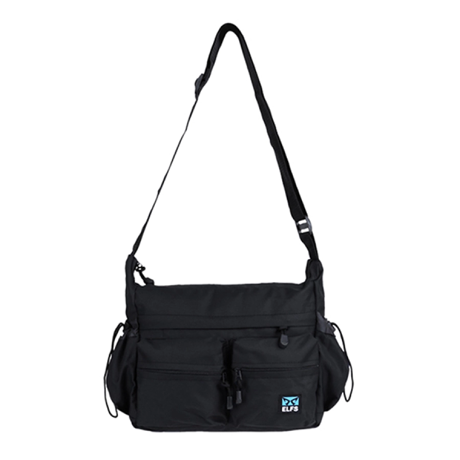 TAS SELEMPANG BESAR Tas Selempang Messenger Bag Pocket Hitam 1 trsm_2_pocket_besar_hx_0