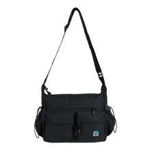 TAS SELEMPANG BESAR Tas Selempang Messenger Bag Pocket Hitam