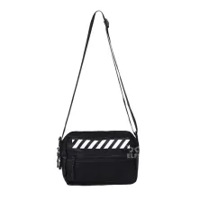 TAS SELEMPANG KECIL Tas Selempang Sling Bag Doublezip 6602 Hitam