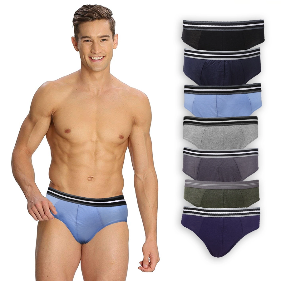 CELANA DALAM Briefs Katun Pria Import List Celana Dalam CD Kolor 3pcs Mix 1 uk_briefs_import_list_3pcs_mx0