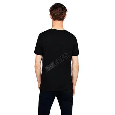 KAOS POLOS Vneck Pria Katun Tshirt Combed 20S Slimfit Basic Hitam 2 vk_cotton_combed_20s_slimfit_basic_hx_1_copy